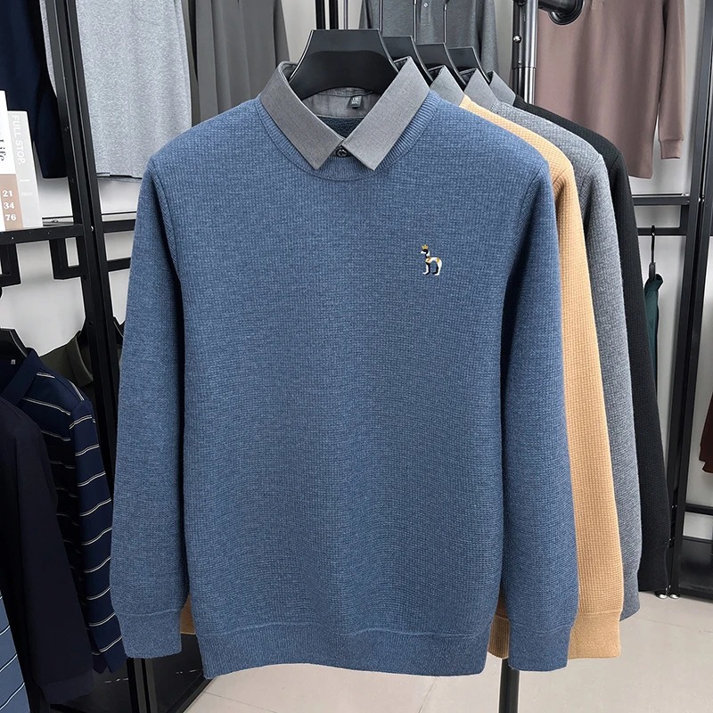 Thermal Long John - Luksusowa męska bluza z długim rękawem,