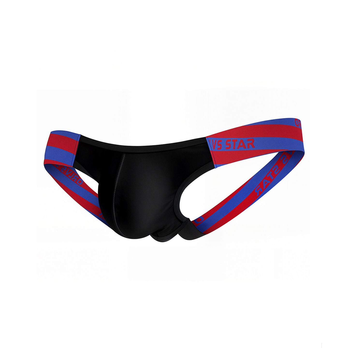 Jockstrap Athletic - Męskie stringi typu jockstrap z wysokiej