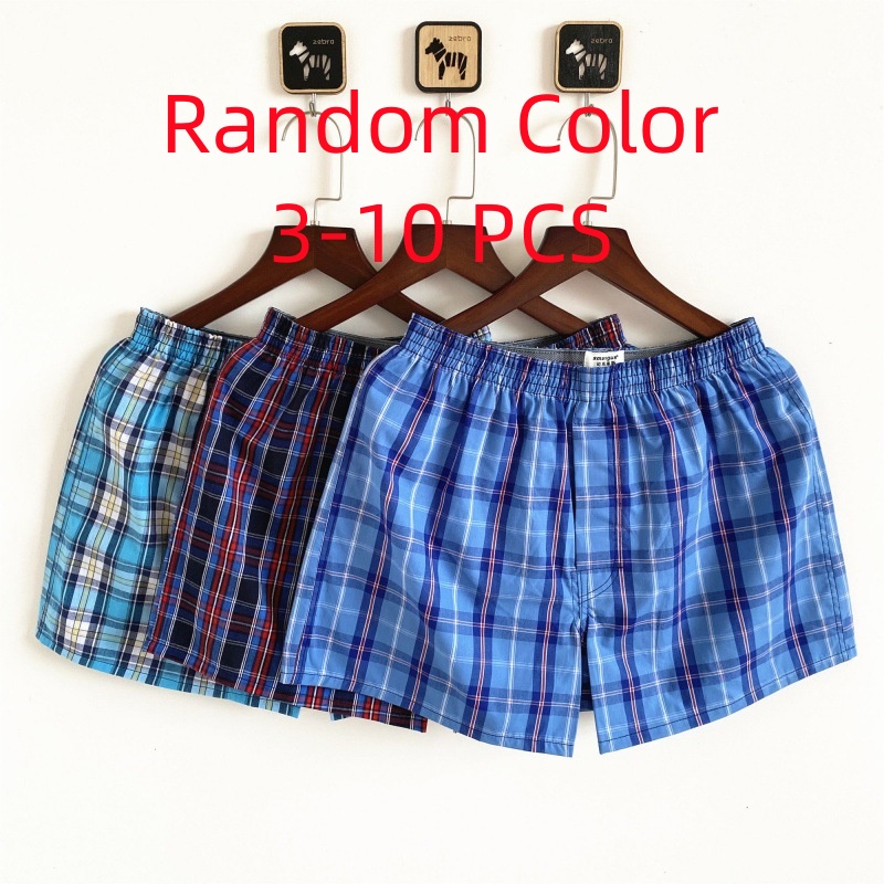 Boxer Brief Pack Cotton - 3-10PCS Bielizna męska Bokserki Duży rozmiar