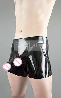 Pouch Boxer Pouch - Męskie bokserki lateksowe, majtki z przednim