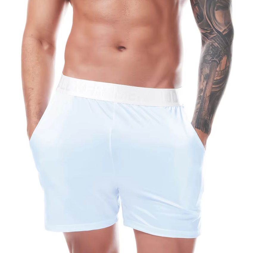 Pouch Boxer Pouch - Męskie bokserki satynowe, lodowo-gładkie, jedwabiste, z