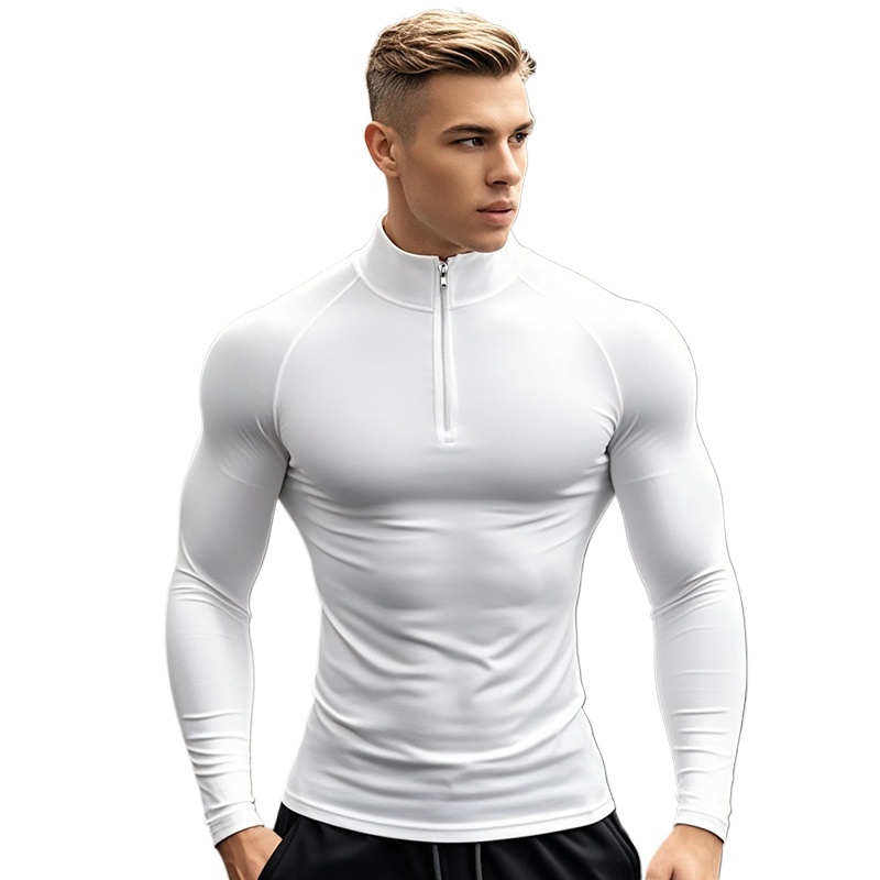 T Shirt Tight Fit - Męska odzież sportowa Koszulki fitness Slim