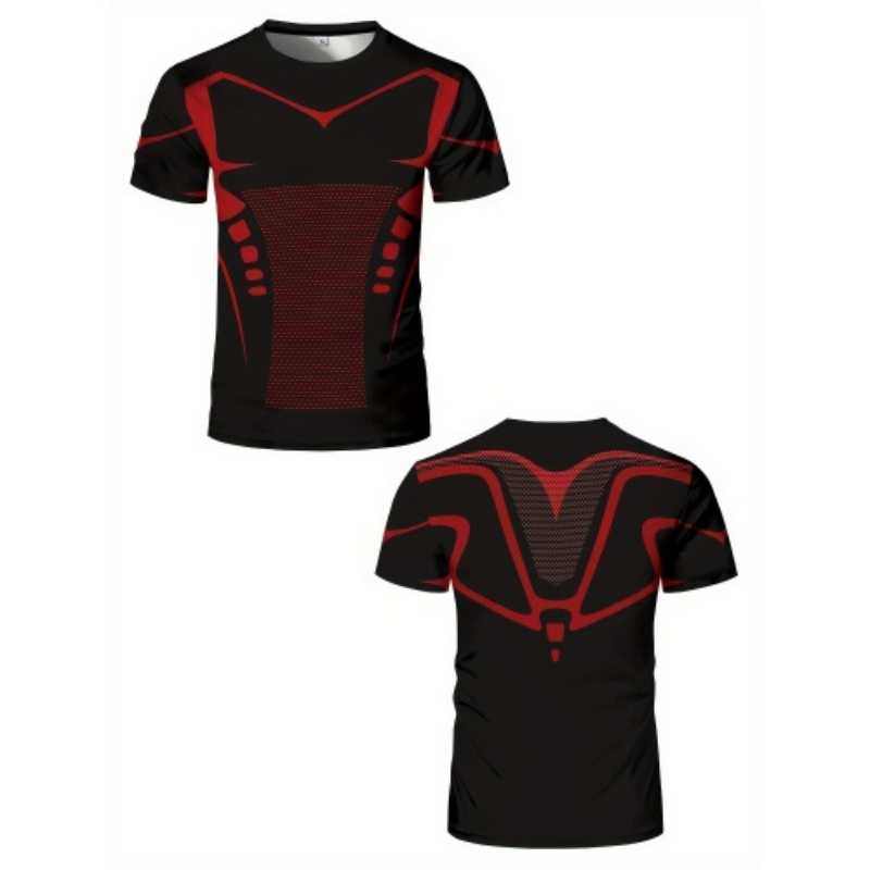 Compression Shorts Athletes - Męska koszulka kompresyjna 3D w kolorze