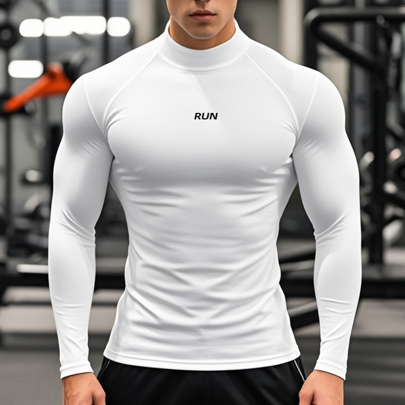 Męskie koszulki do biegania z  – T Shirt Tight Fit recenzja i cena