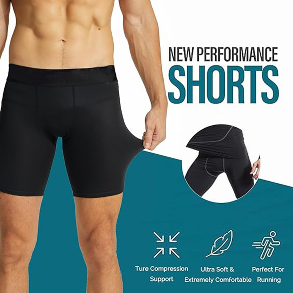 3 pak spodenki kompresyjne męż – Compression Shorts Athletes recenzja i cena