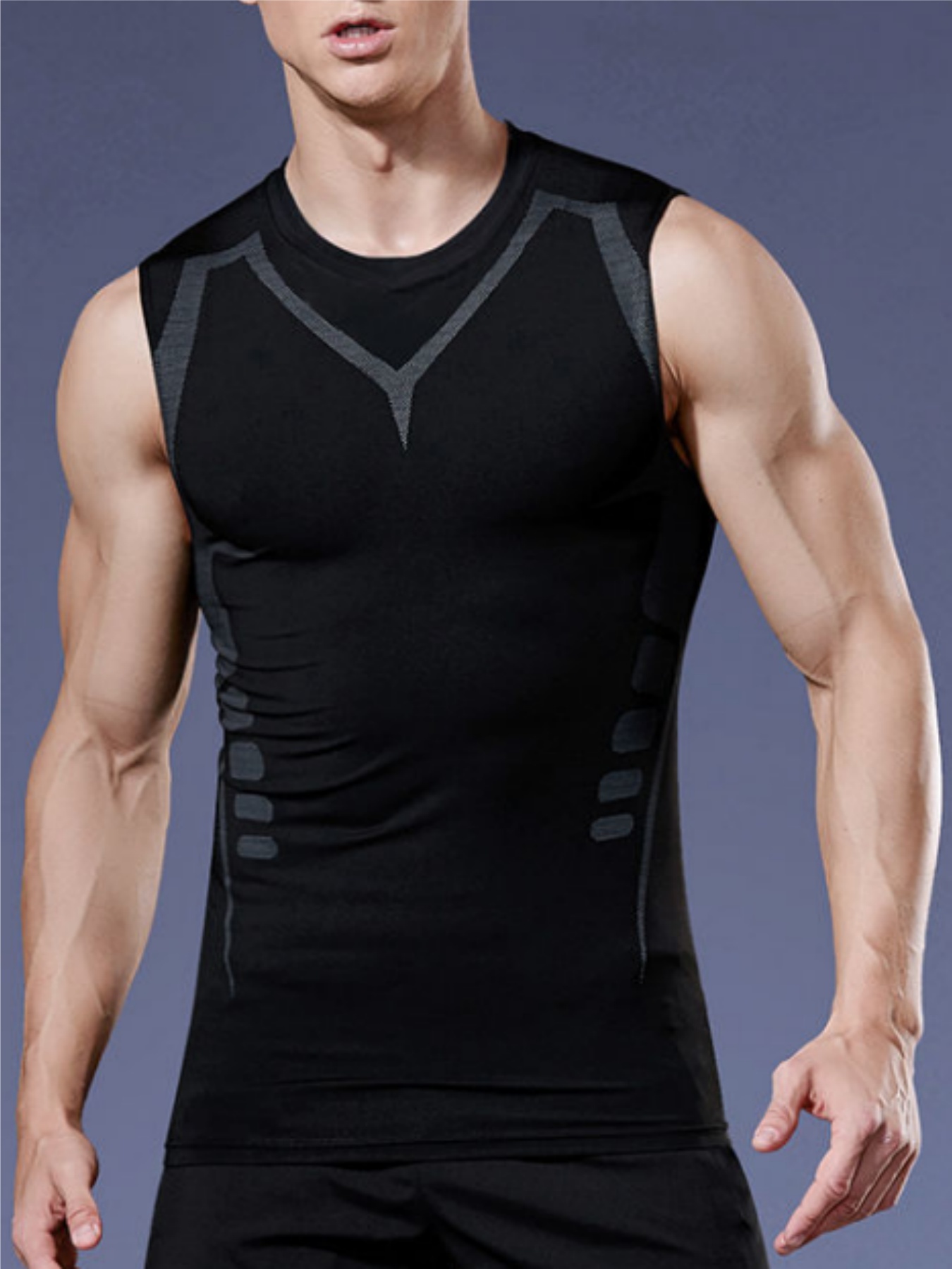 Męska obcisła kamizelka kompre – T Shirt Tight Fit recenzja i cena