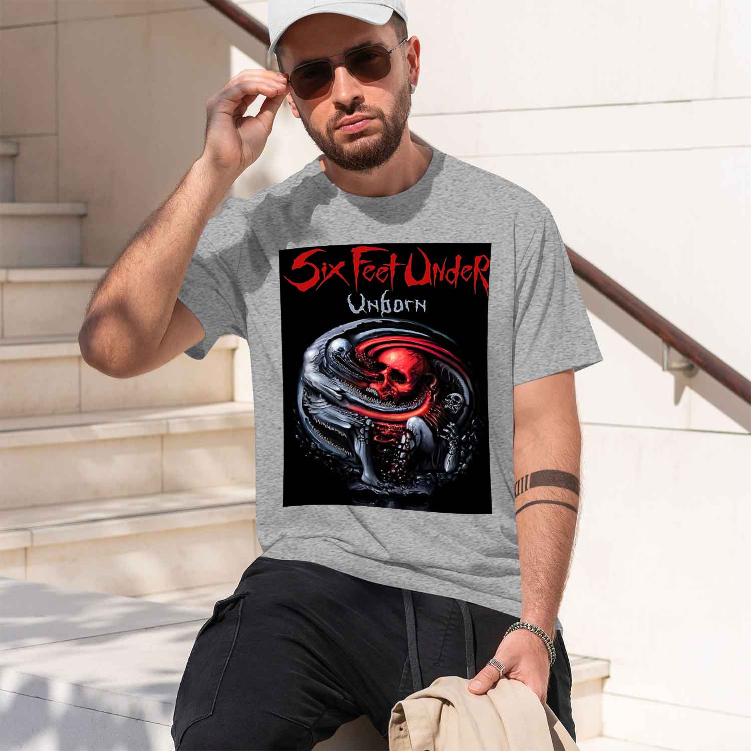 Six Feet Under – Unborn back 2 – Undershirt Crew Neck recenzja i cena