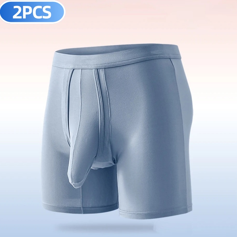 2 szt. Męskie długie nogi biel – Long Leg Trunk Men recenzja i cena