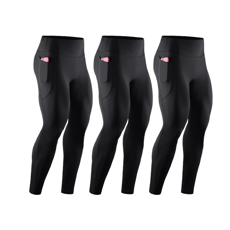 3 szt. Męskie spodnie kompresy – Compression Long Pant recenzja i cena