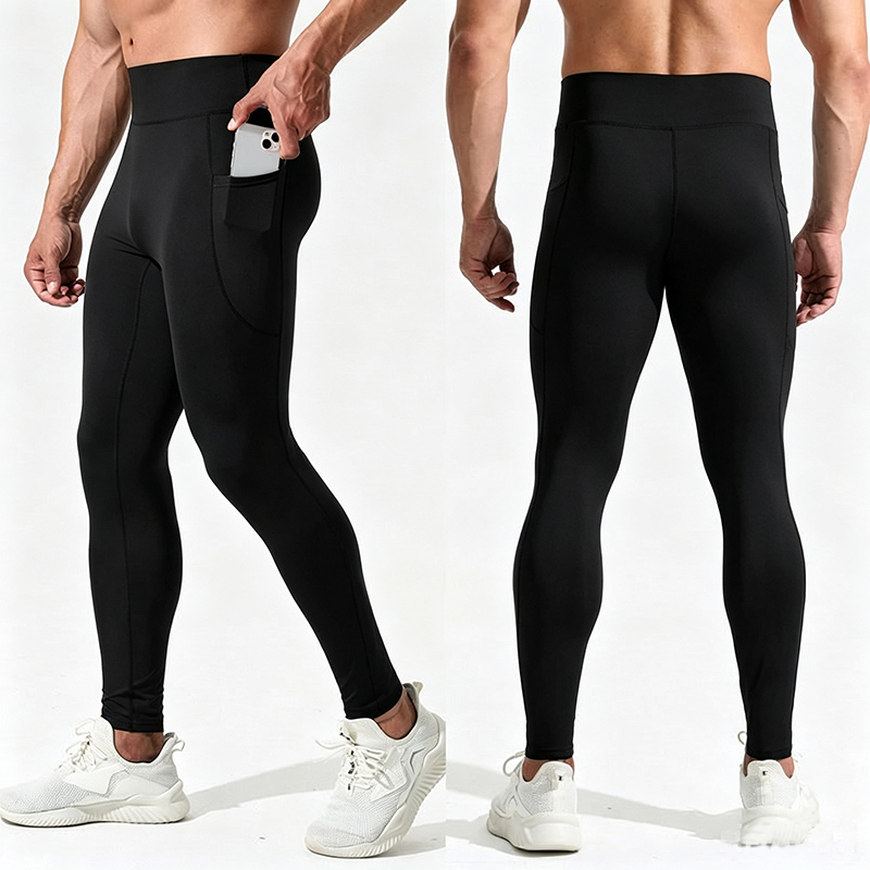 3 szt. Męskie spodnie kompresy – Compression Long Pant recenzja i cena
