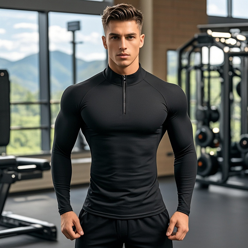 Męska odzież sportowa Koszulki – T Shirt Tight Fit recenzja i cena