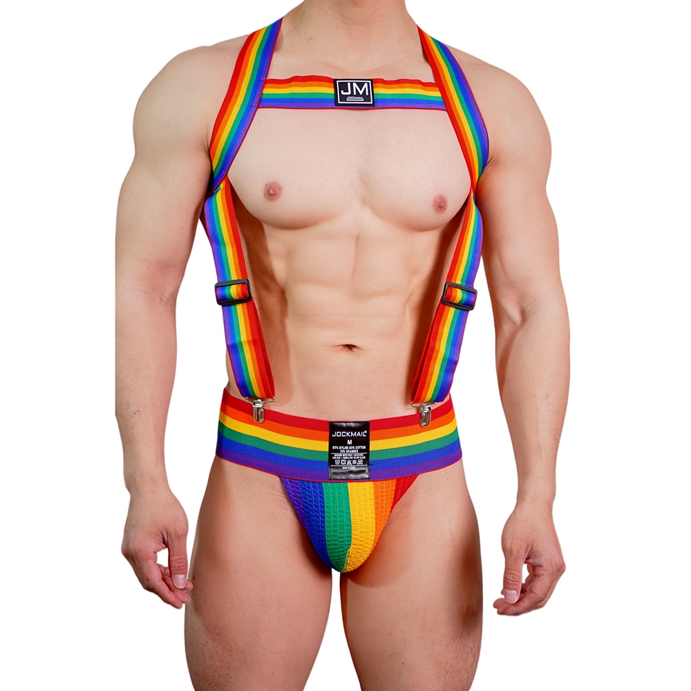 JOCKMAIL Tęczowy Pas Biodrowy  – Jockstrap Athletic recenzja i cena