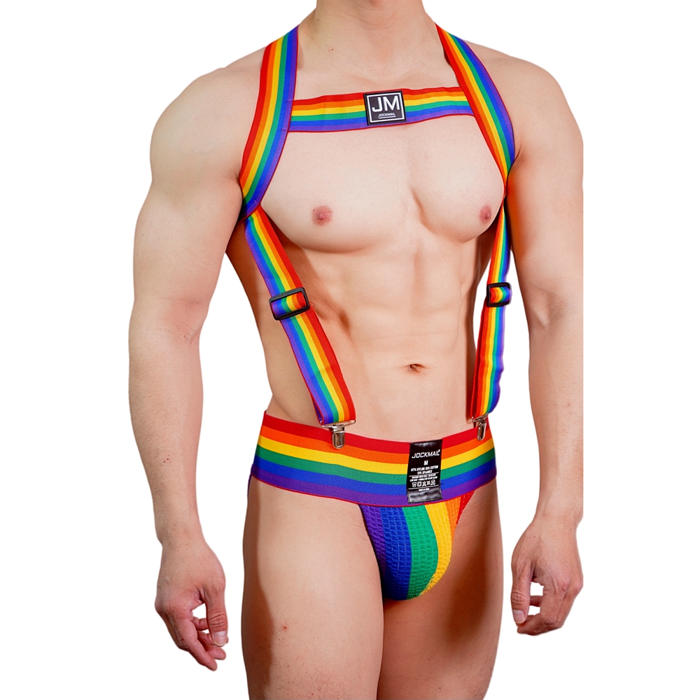 JOCKMAIL Tęczowy Pas Biodrowy  – Jockstrap Athletic recenzja i cena
