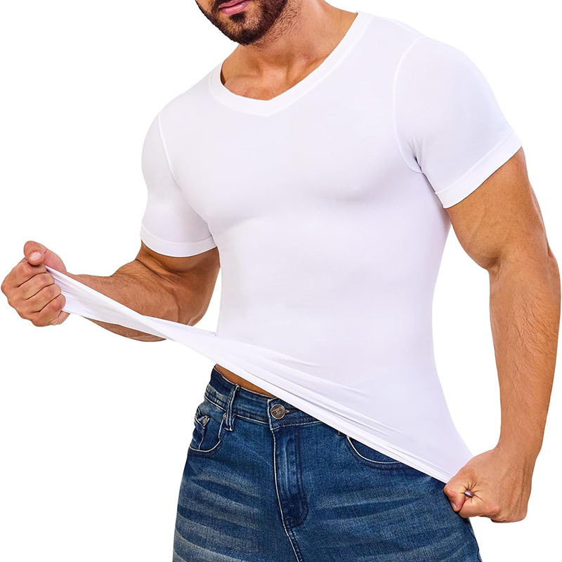 Męskie koszulki kompresyjne z  – Undershirt Crew Neck recenzja i cena