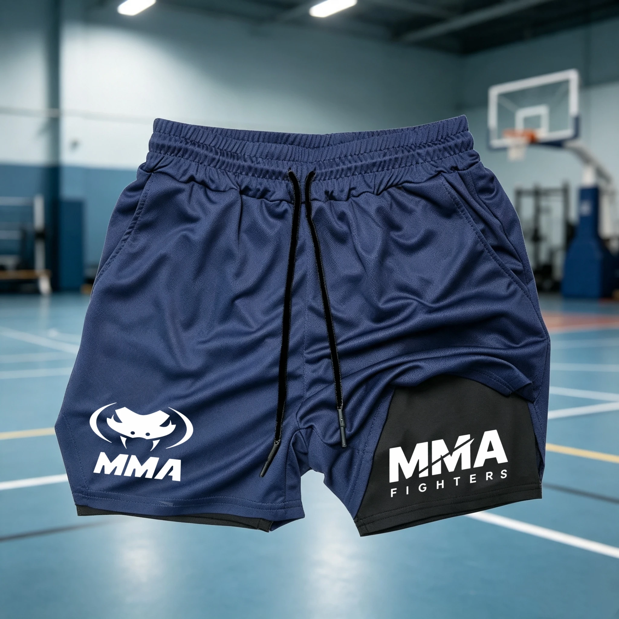 Spodenki MMA 2 w 1 dla mężczyz – Compression Shorts Athletes recenzja i cena