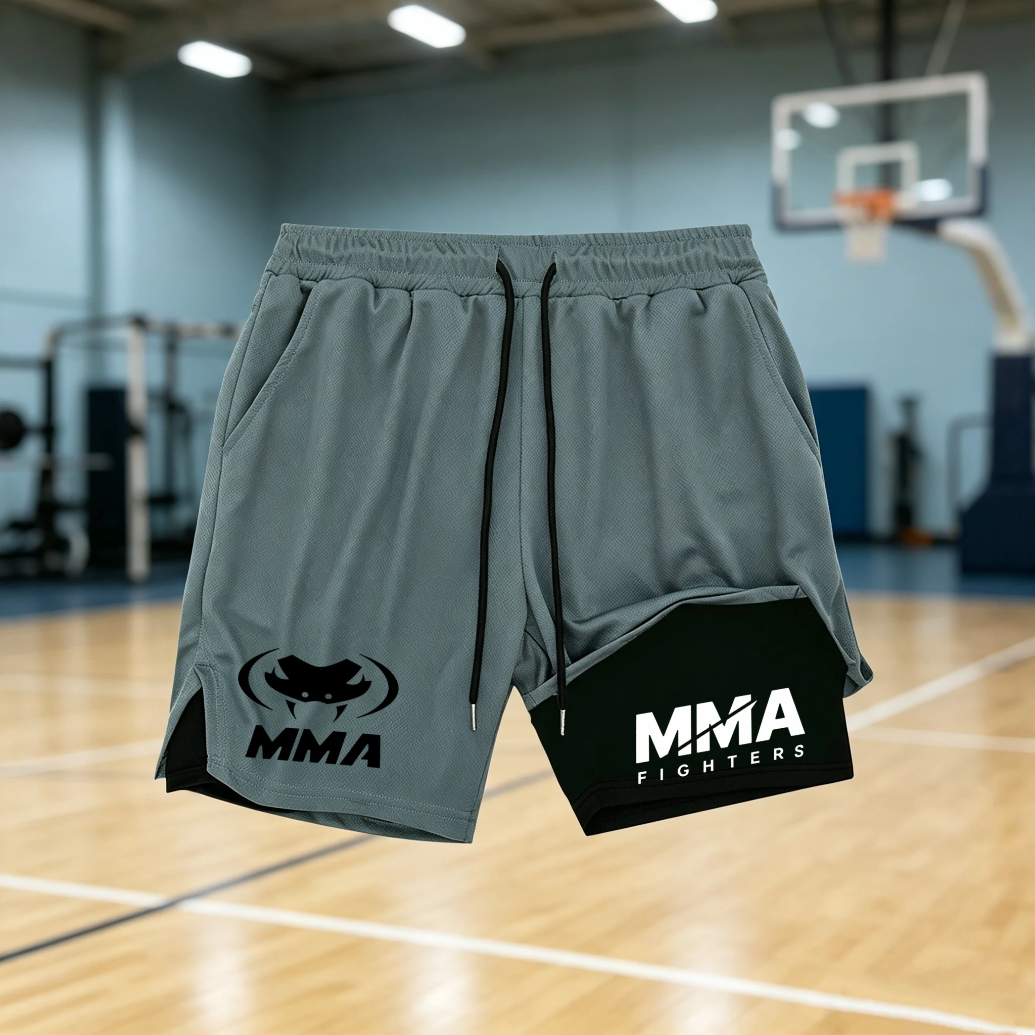 Spodenki MMA 2 w 1 dla mężczyz – Compression Shorts Athletes recenzja i cena