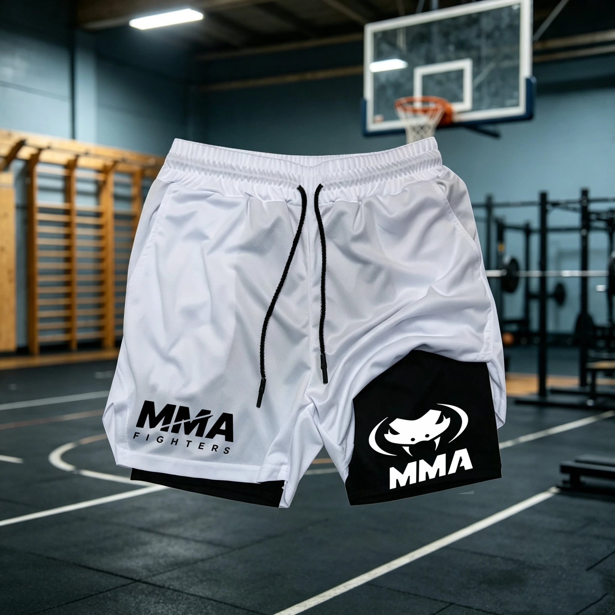 Spodenki MMA 2 w 1 dla mężczyz – Compression Shorts Athletes recenzja i cena