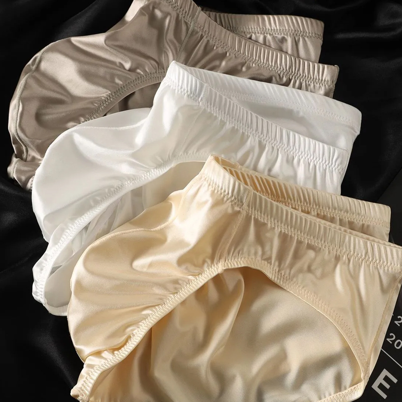 4 szt. Męskie slipy z błyszczą – Pouch Boxer Pouch recenzja i cena