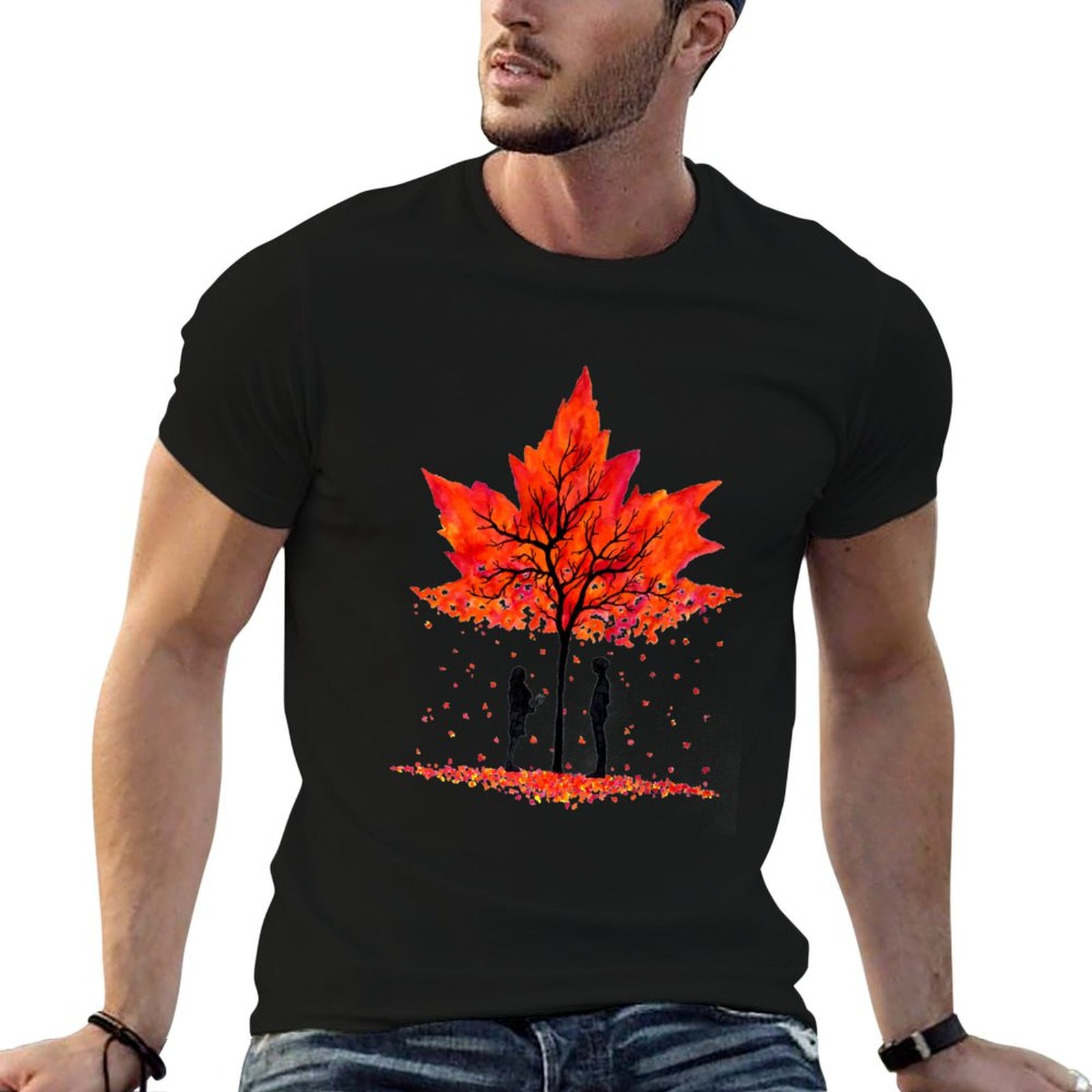 Koszulka Love under the Maple  – Undershirt Crew Neck recenzja i cena